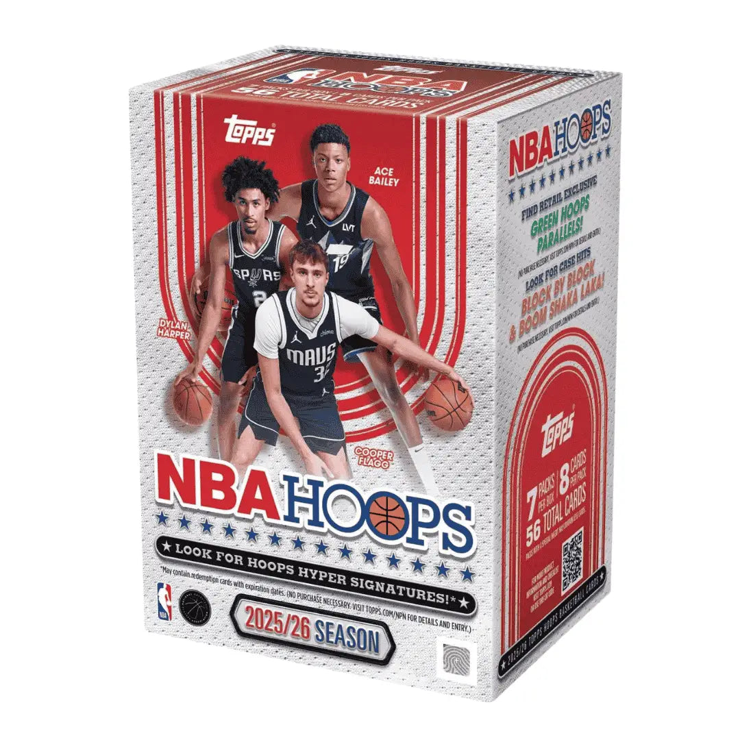 2025/26 Topps NBA Hoops Basketball Blaster Box | Columbia Sports Cards - Basketball Card Box