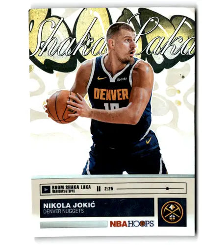 2025-26 Topps NBA Hoops Boom Shaka Laka #BO-1 Nikola Jokic NM Near Mint ID:83142 - Basketball Card Single