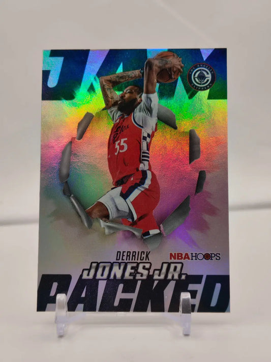 2025-26 Topps NBA Hoops Derrick Jones Jr Jam Packed Insert #JP-10 Clippers - Basketball Card Single