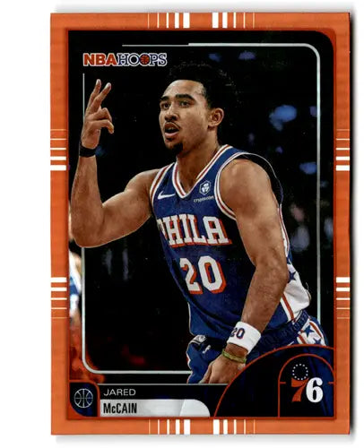 2025-26 Topps NBA Hoops Orange Hoops #197 Jared McCain NM Near Mint 76e ID:83155