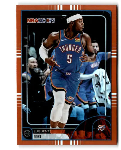 2025-26 Topps NBA Hoops Orange Hoops #202 Luguentz Dort NM Near Mint Th ID:83156
