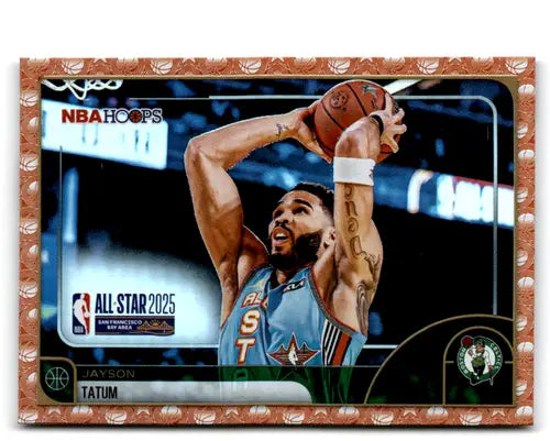 2025-26 Topps NBA Hoops Orange Hoops #277 Jayson tatum NM Near Mint Cel ID:83158