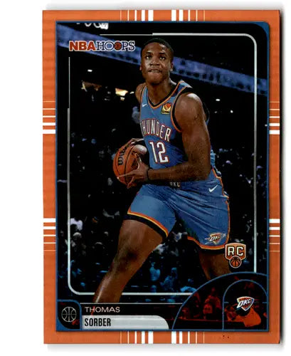 2025-26 Topps NBA Hoops Orange Hoops #88 Thomas Sorber NM Near Mint Thu ID:83153 - Basketball Card Single