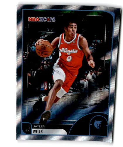 2025-26 Topps NBA Hoops Rainbow #96 Jaylen Wells NM Near Mint Grizzlies ID:83173