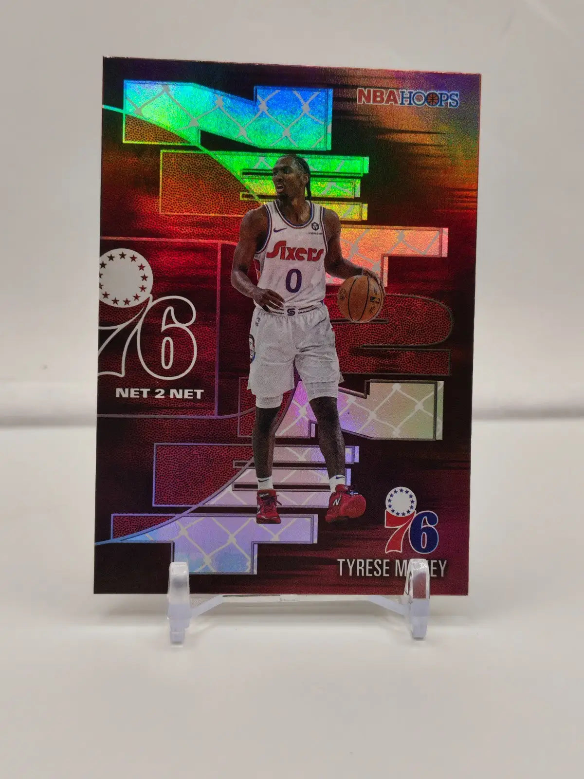 2025-26 Topps NBA Hoops Tyrese Maxey Net 2 Net #NTN-20 76ers - Basketball Card Single