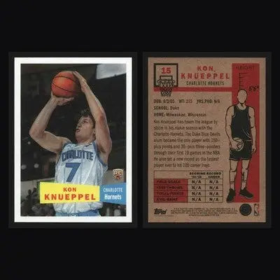2025-26 Topps NBA Living Set #15 Kon Knueppel Charlotte Hornets RC - Basketball Card Single