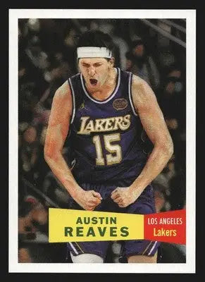 2025-26 Topps NBA Living Set #24 Austin Reaves Los Angeles Lakers - Basketball Card Single