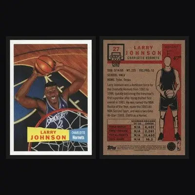 2025-26 Topps NBA Living Set #27 Larry Johnson Charlotte Hornets - Basketball Card Single