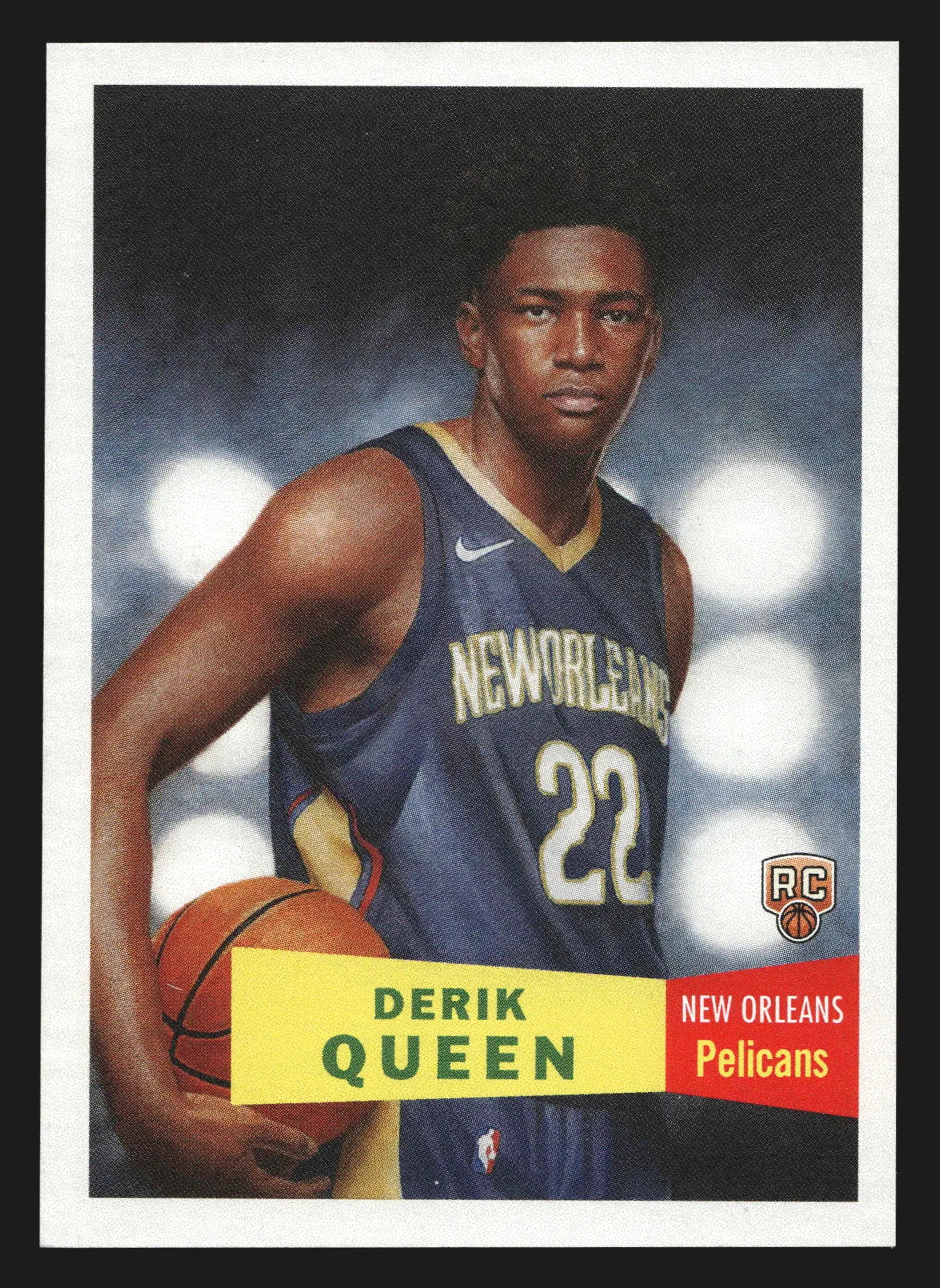 2025-26 Topps NBA Living Set Derik Queen #19 New Orleans Pelicans RC