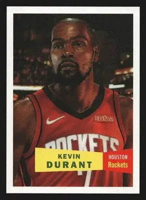 2025-26 Topps NBA Living Set Kevin Durant #8 Houston Rockets 1957-58 Design - Basketball Card Single
