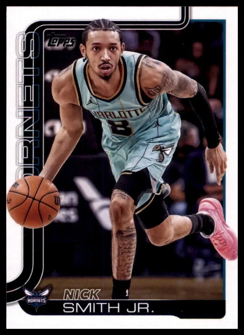 2025-26 Topps Nick Smith Jr #72 Charlotte Hornets Basketball Card NBA Sports - Basketball Card Single