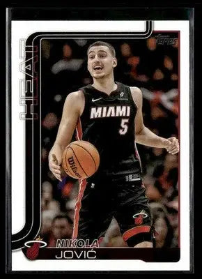 2025-26 Topps Nikola Jović #76 Base Miami Heat