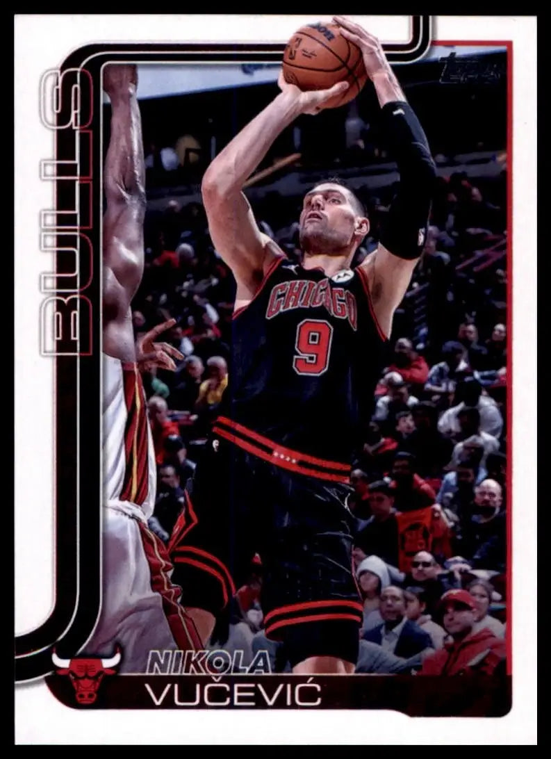 2025-26 Topps Nikola Vucevic #36 Chicago Bulls Basketball Card NBA Sports - Basketball Card Single
