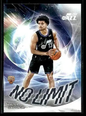 2025-26 Topps #NL-18 Walter Clayton Jr. No Limit RC Utah Jazz - Basketball Card Single