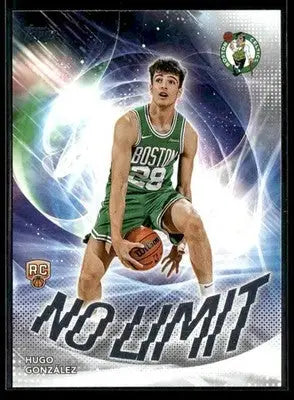 2025-26 Topps #NL-28 Hugo Gonzalez No Limit RC Boston Celtics - Basketball Card Single