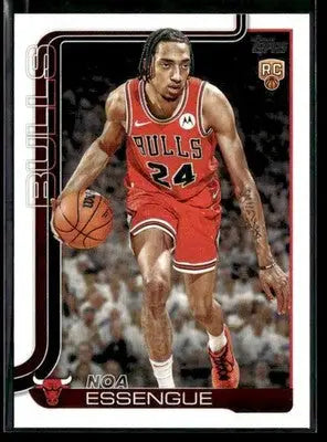 2025-26 Topps Noa Essengue #212 Base RC Chicago Bulls