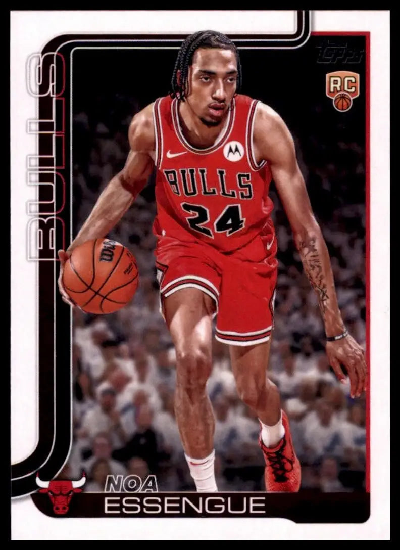 2025-26 Topps Noa Essengue Rookie #212 Chicago Bulls Basketball Card NBA Sports - Basketball Card Single