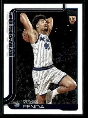 2025-26 Topps Noah Penda #232 Base RC Orlando Magic - Basketball Card Single
