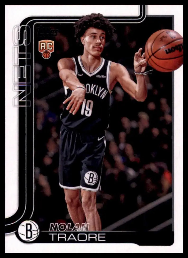 2025-26 Topps Nolan Traore Rookie #219 Brooklyn Nets Basketball Card NBA Sports - Basketball Card Single