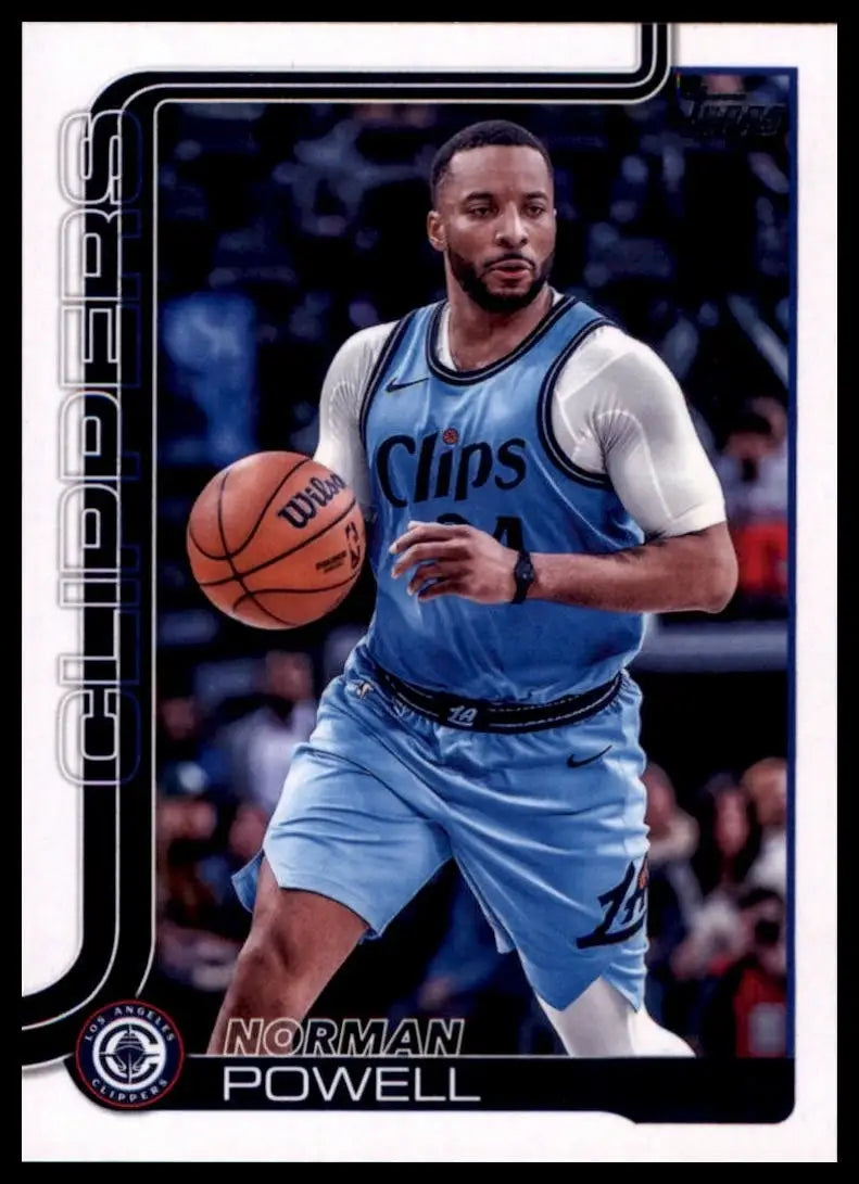 2025-26 Topps Norman Powell #144 Los Angeles Clippers Basketball Card NBA Sports