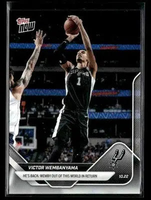 2025-26 Topps Now #19 Victor Wembanyama - Basketball Card Single