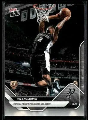 2025-26 Topps Now #7 Dylan Harper - Basketball Card Single