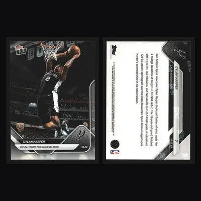 2025-26 Topps NOW Dylan Harper #7 RC Spurs No. 2 Pick Makes NBA Debut - Basketball Card Single