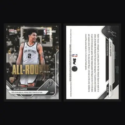 2025-26 Topps NOW Dylan Harper #AR04 RC Spurs All-Rookie First Team - Basketball Card Single