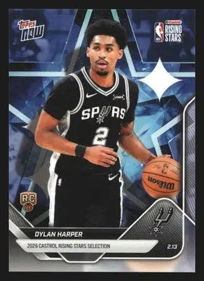 2025-26 Topps NOW Dylan Harper #RS7 RC Spurs Rising Stars Team Melo - Basketball Card Single
