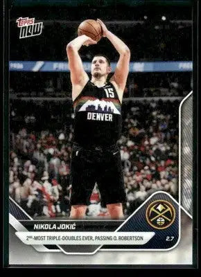 2025-26 Topps Now Nikola Jokić #166 Denver Nuggets - Basketball Card Single