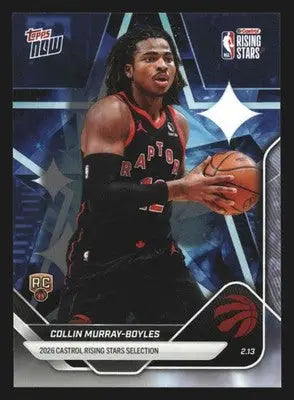 2025-26 Topps NOW #RS13 Collin Murray-Boyles RC 2026 Rising Stars Selection - Basketball Card Single