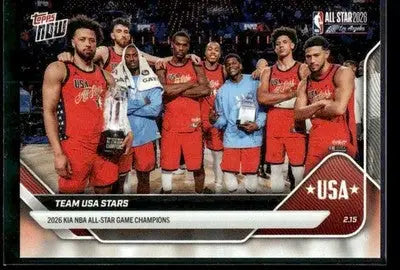 2025-26 Topps Now Team USA Stars #176 All Star Game Champions NM - Other