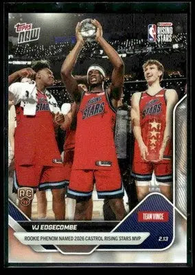 2025-26 Topps Now V.J. Edgecombe #174 Philadelphia 76ers - Basketball Card Single