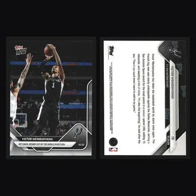 2025-26 Topps NOW Victor Wembanyama #19 Spurs He’s Back Out of This World - Basketball Card Single