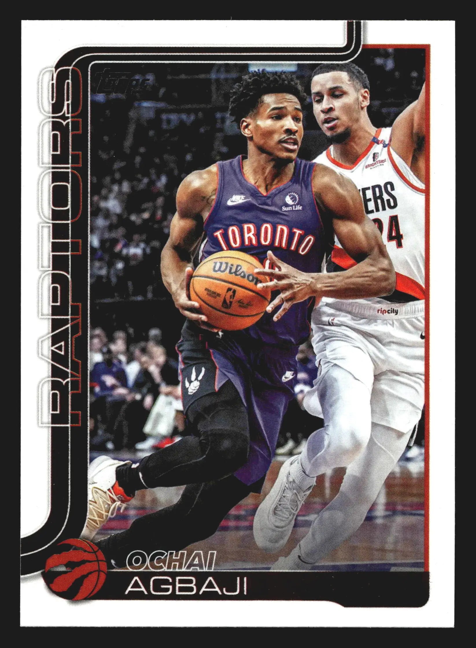 2025-26 Topps Ochai Agbaji #247 Toronto Raptors