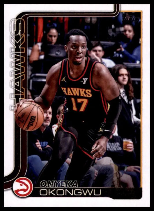 2025-26 Topps Onyeka Okongwu #66 Atlanta Hawks Basketball Card NBA Sports