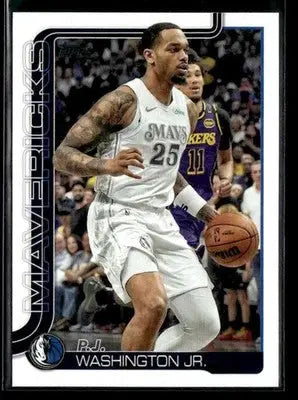 2025-26 Topps P.J. Washington Jr. #173 Dallas Mavericks