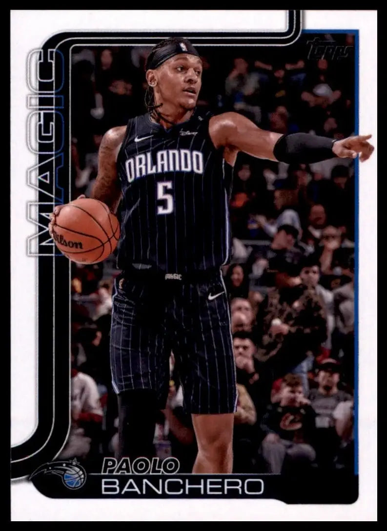 2025-26 Topps Paolo Banchero #87 Orlando Magic Basketball Card NBA Sports - Basketball Card Single