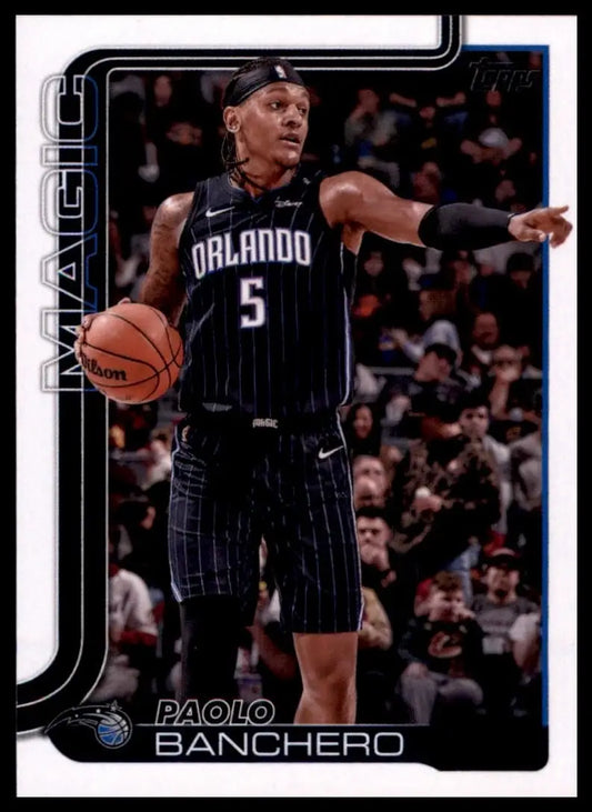 2025-26 Topps Paolo Banchero #87 Orlando Magic Basketball Card NBA Sports