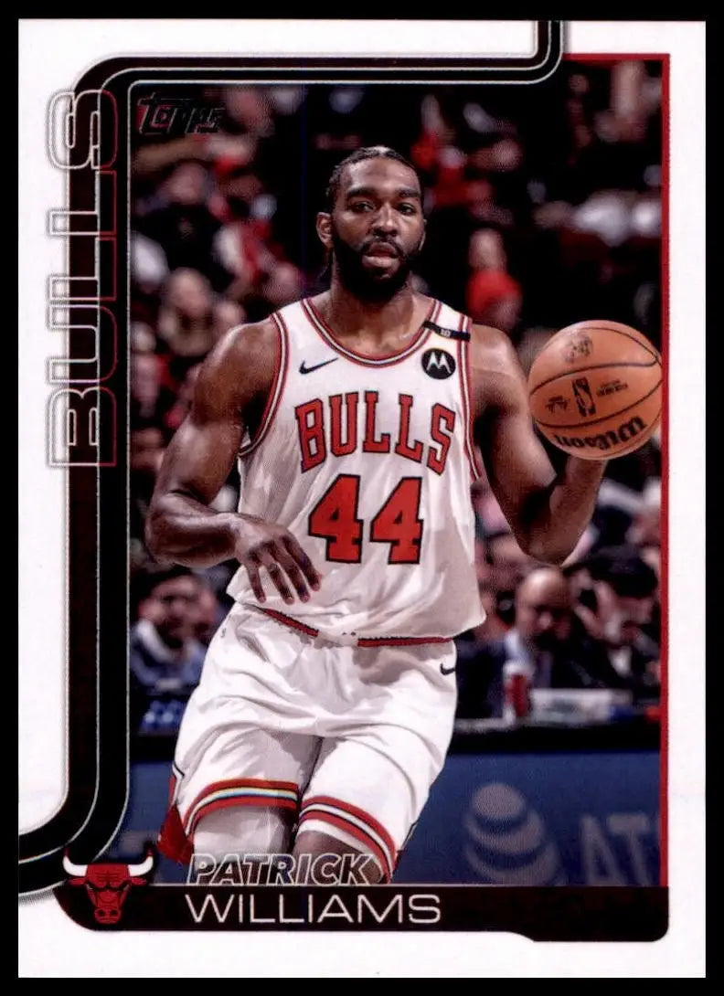 2025-26 Topps Patrick Williams #38 Chicago Bulls Basketball Card NBA Sports - Basketball Card Single