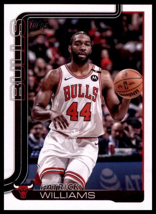 2025-26 Topps Patrick Williams #38 Chicago Bulls Basketball Card NBA Sports