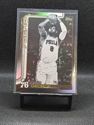 2025-26 Topps - Paul George #23 Blackout - Basketball Card Single