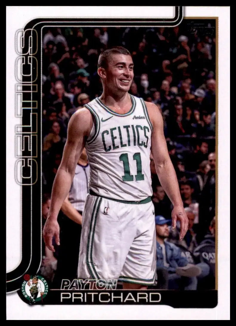 2025-26 Topps Payton Pritchard #4 Boston Celtics Basketball Card NBA Sports - Basketball Card Single