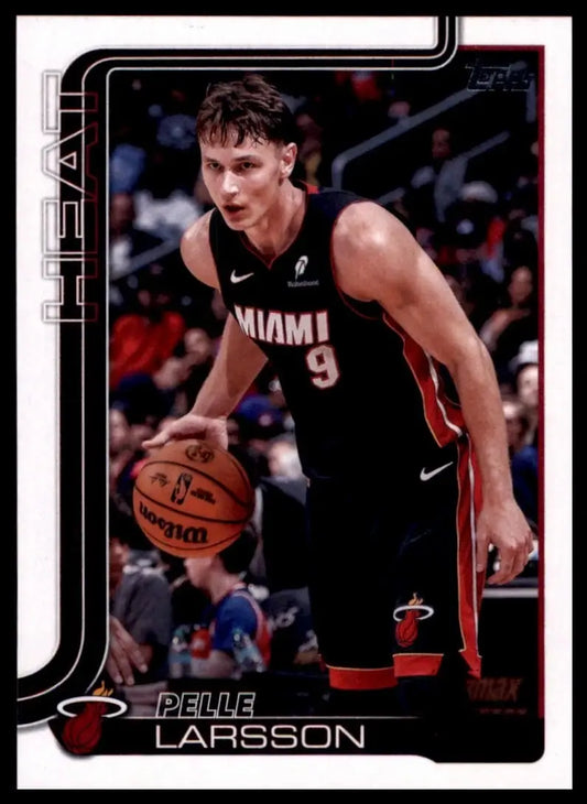 2025-26 Topps Pelle Larsson #79 Miami Heat Basketball Card NBA Sports