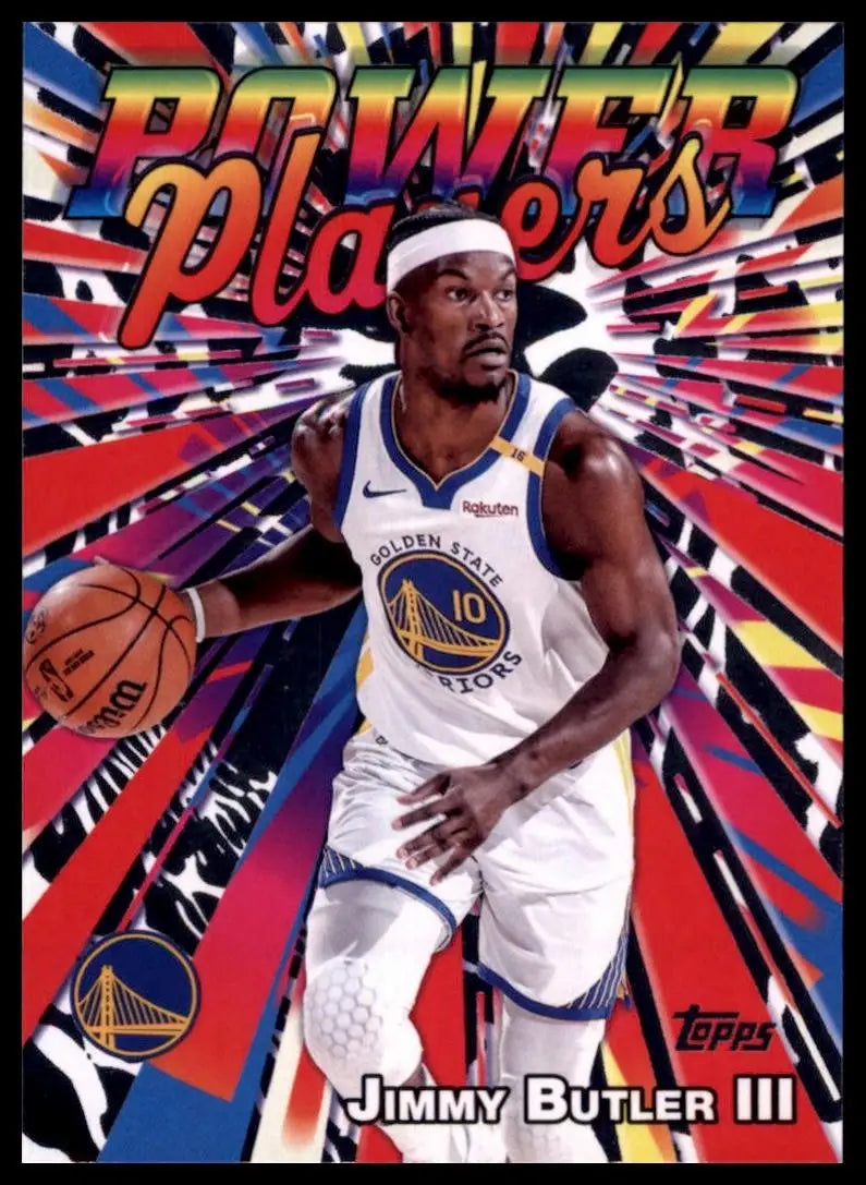 2025-26 Topps Power Players Jimmy Butler III #PP-10 Golden State Warriors Card - Basketball Card Single