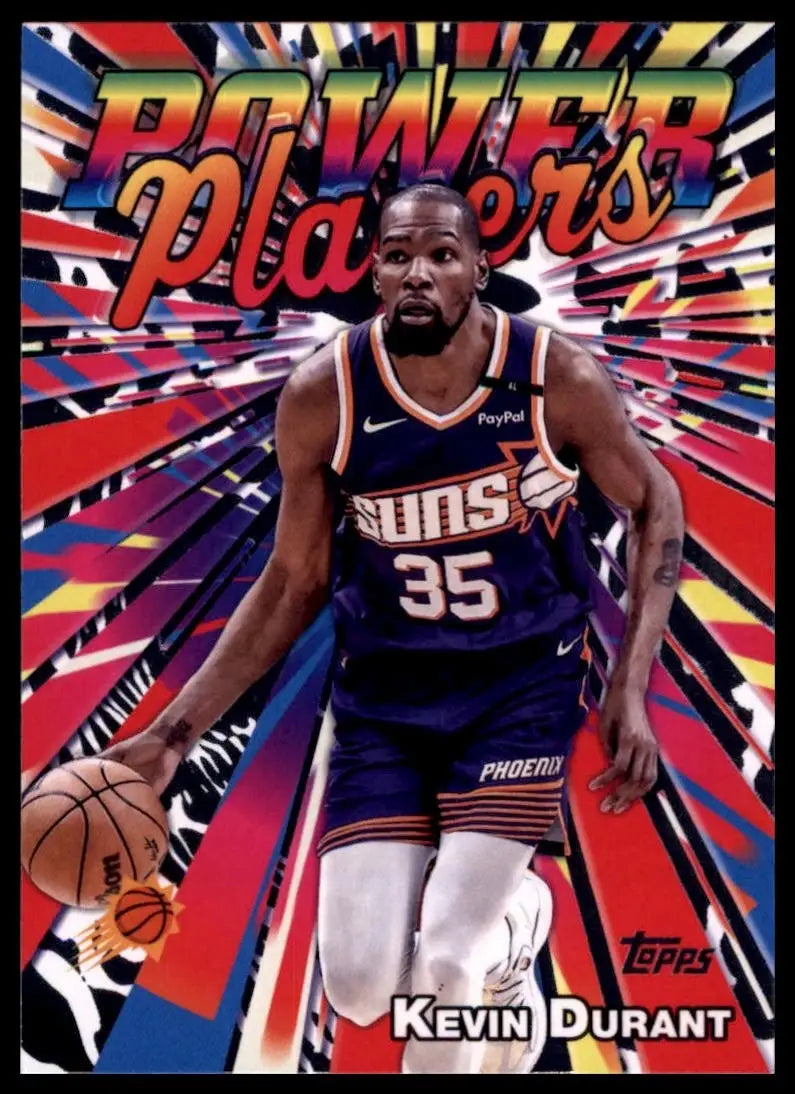 2025-26 Topps Power Players Kevin Durant #PP-6 Phoenix Suns Basketball Card NBA - Basketball Card Single