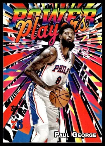 2025-26 Topps Power Players #PP-11 Paul George NM-MT 76ers ID:80774 - Basketball Card Single