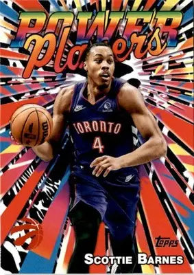 2025-26 Topps #PP-9 Scottie Barnes Power Players - Basketball Card Single