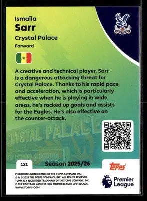 2025-26 Topps Premier League #121 Ismaïla Sarr - Soccer Card Single