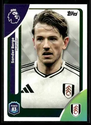 2025-26 Topps Premier League #149 Sander Berge - Soccer Card Single